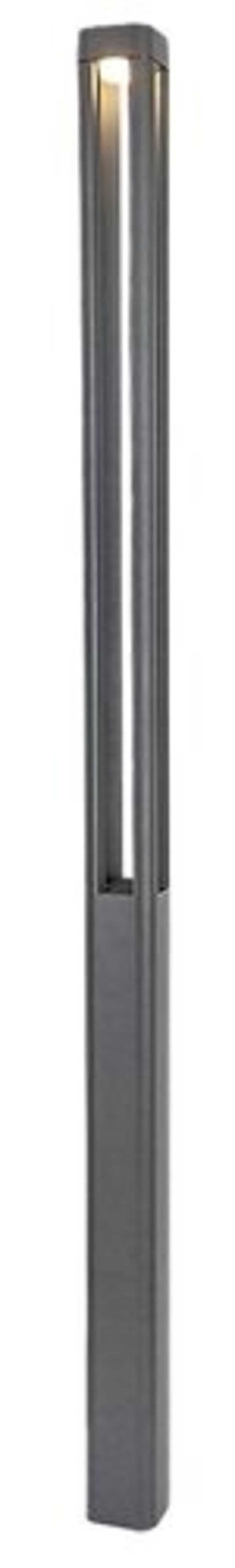 Модерен външен LED стълб 30W, 3000K, IP65