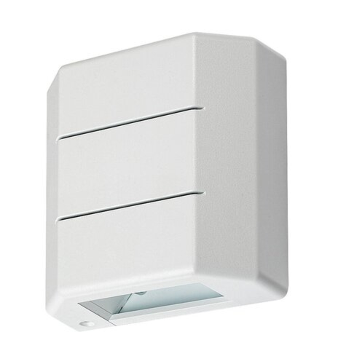 Стилен бял квадратен LED аплик Lippa – компактно фасадно осветление 6W