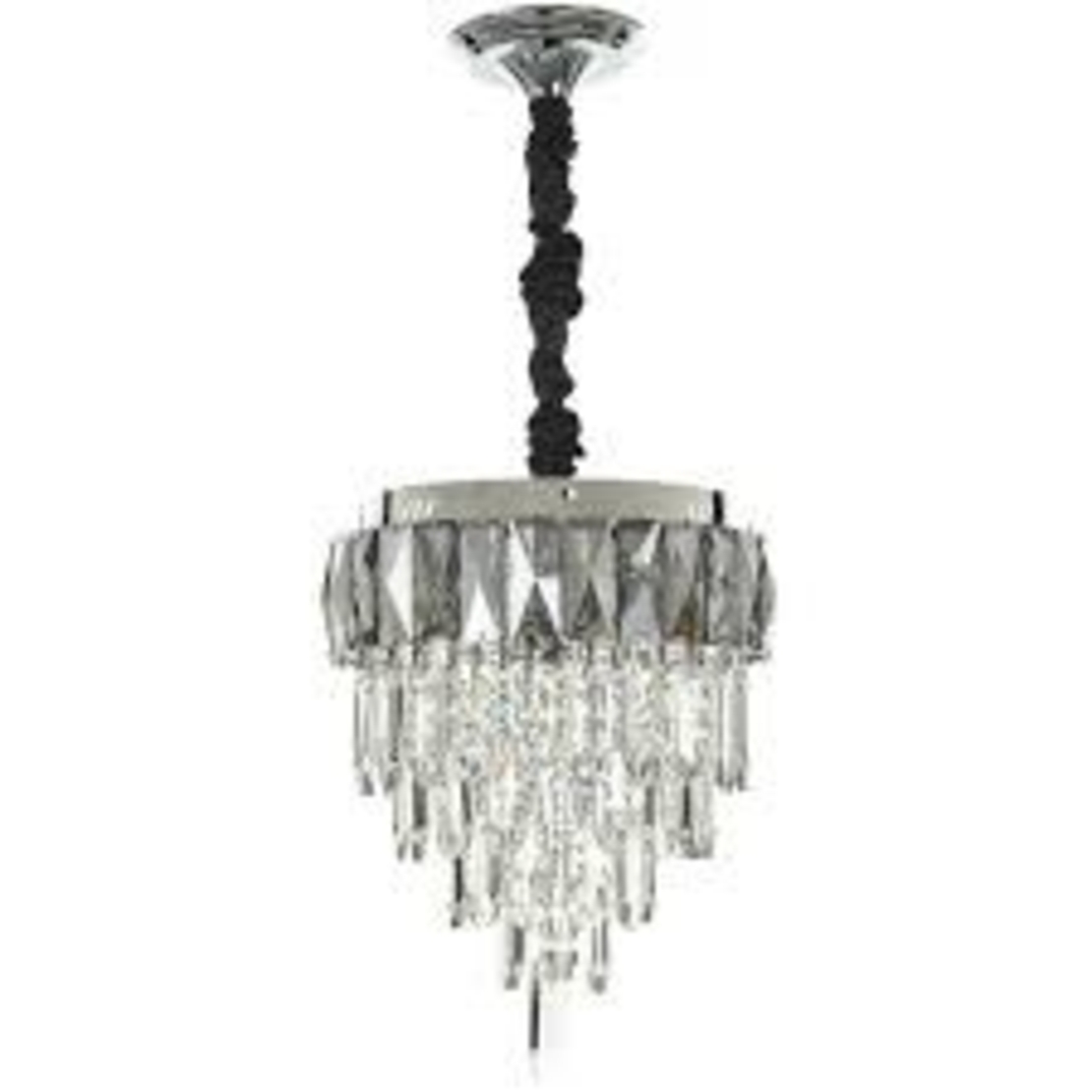 Кристален LED полилей хром