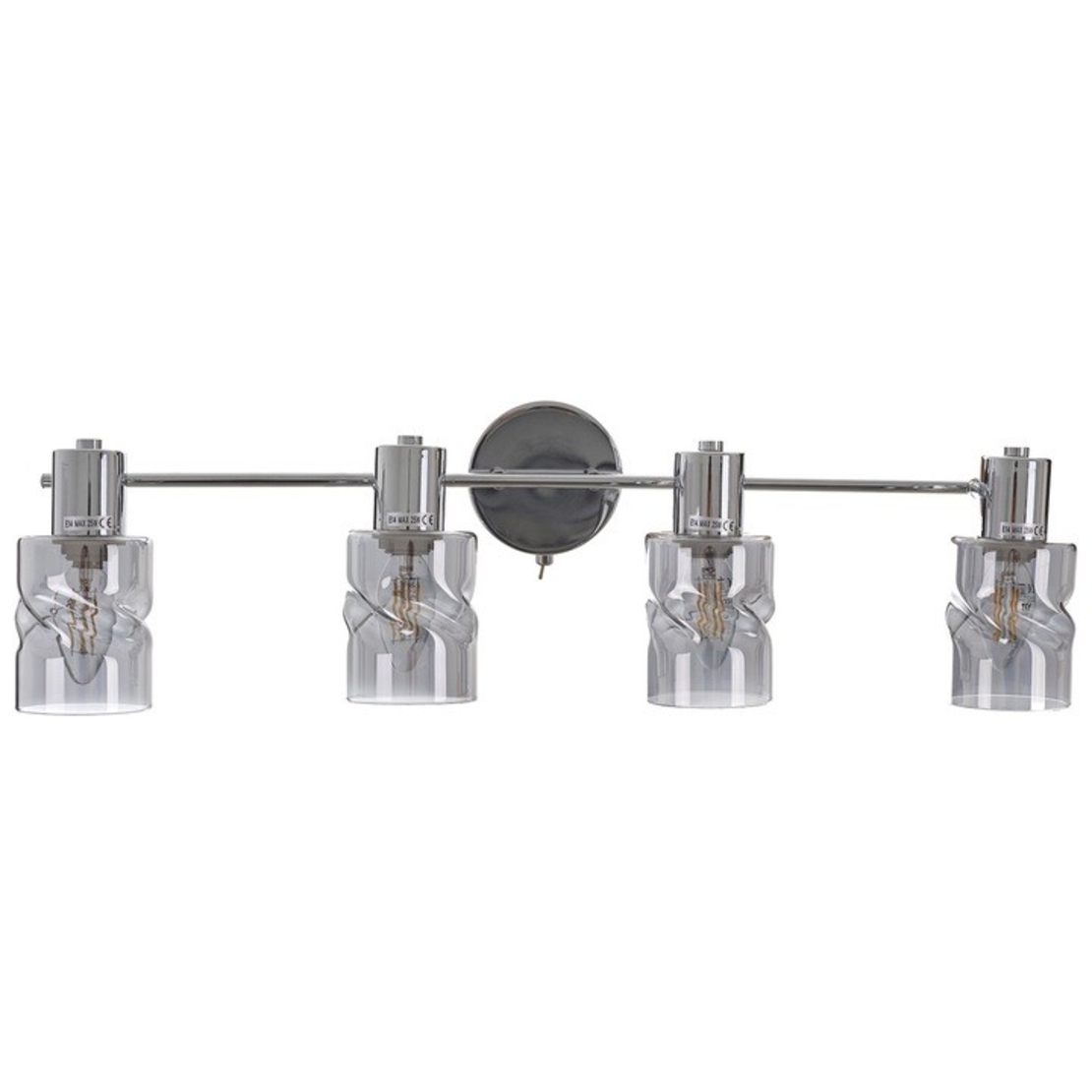 Четворен спот в хром – стил и прецизност във всеки детайл