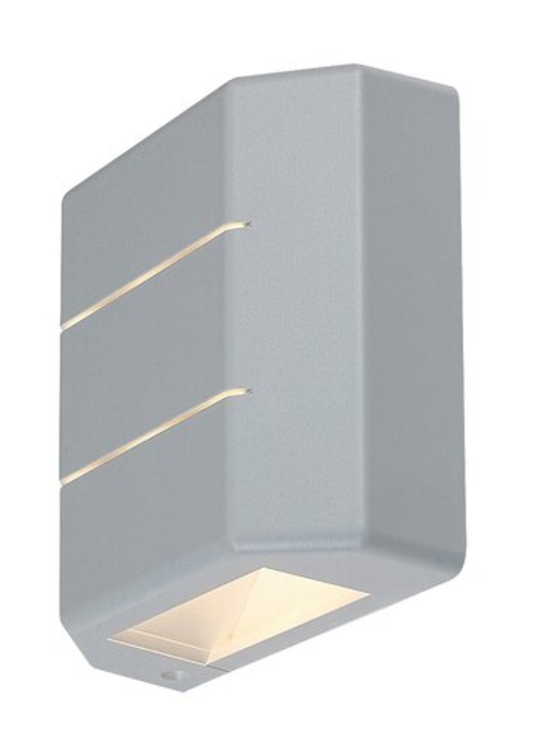 Стилен бял квадратен LED аплик Lippa – компактно фасадно осветление 6W