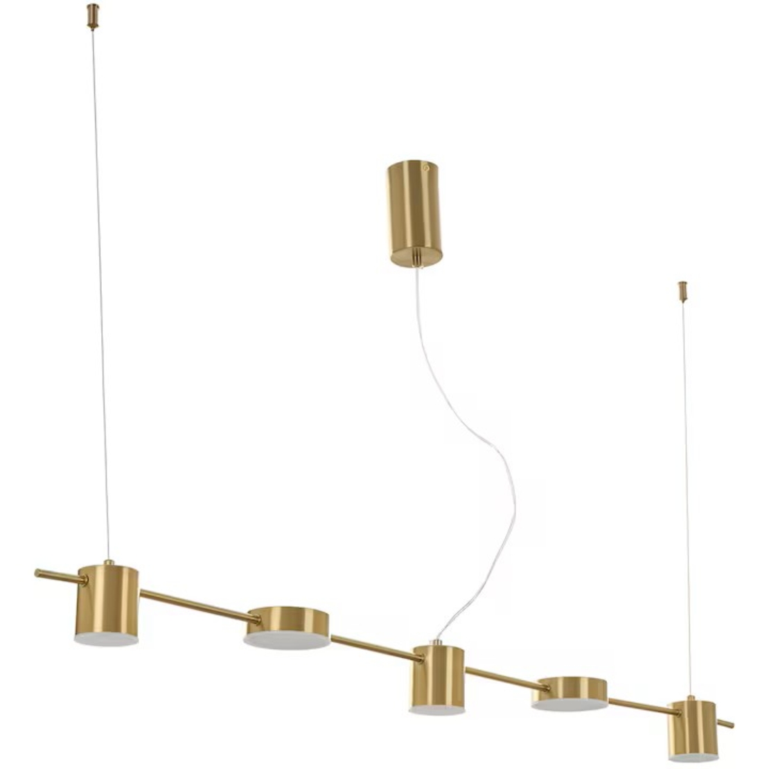 LED полилей „Golden Rings XL“ – модерен дизайн с дистанционно управление