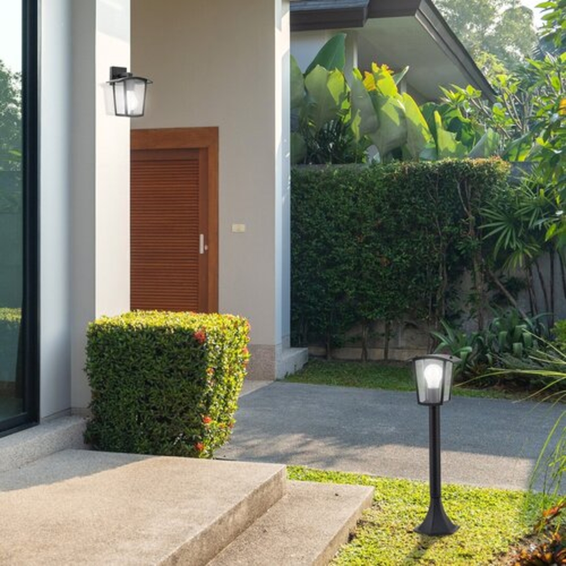 Класически външен градински стълб Taverna E27 – елегантно осветление за алеи и дворове с IP44 защита