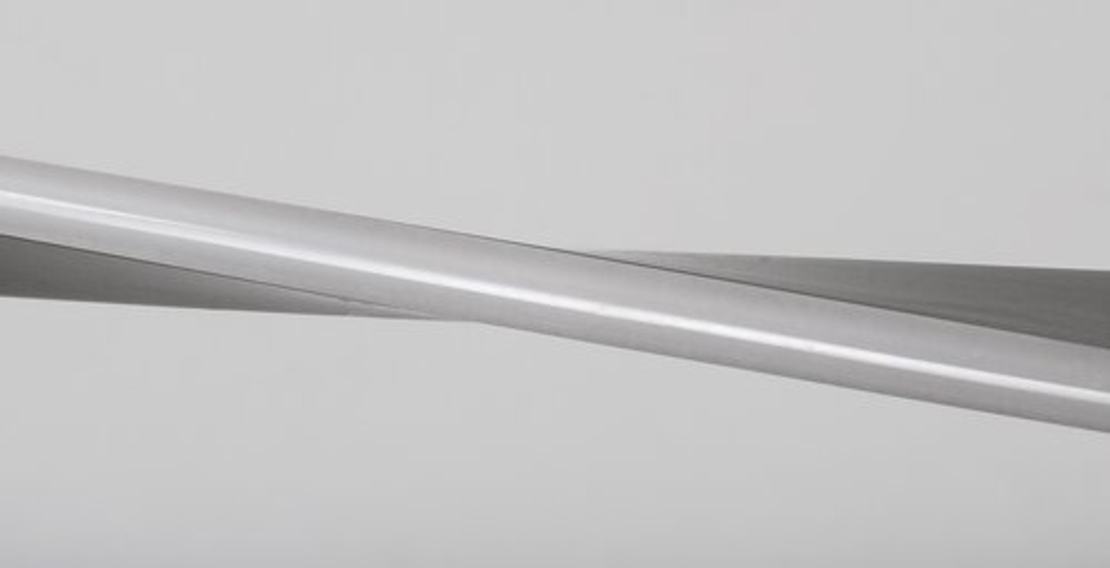 Модерен висящ LED полилей 28W – атен хром, топла светлина