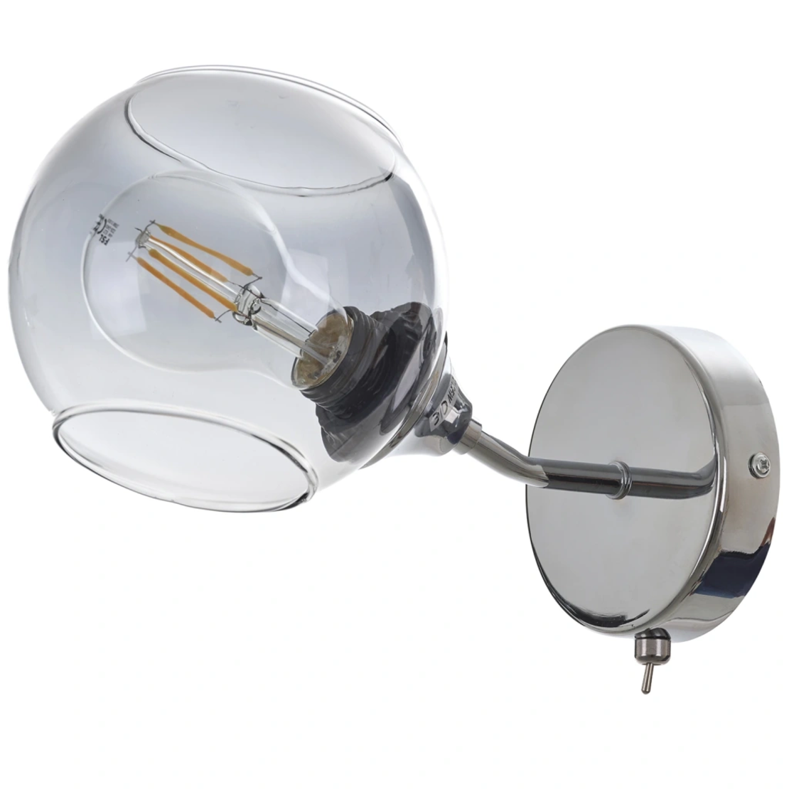 Аплик  хром 1 Х E27 с ключ