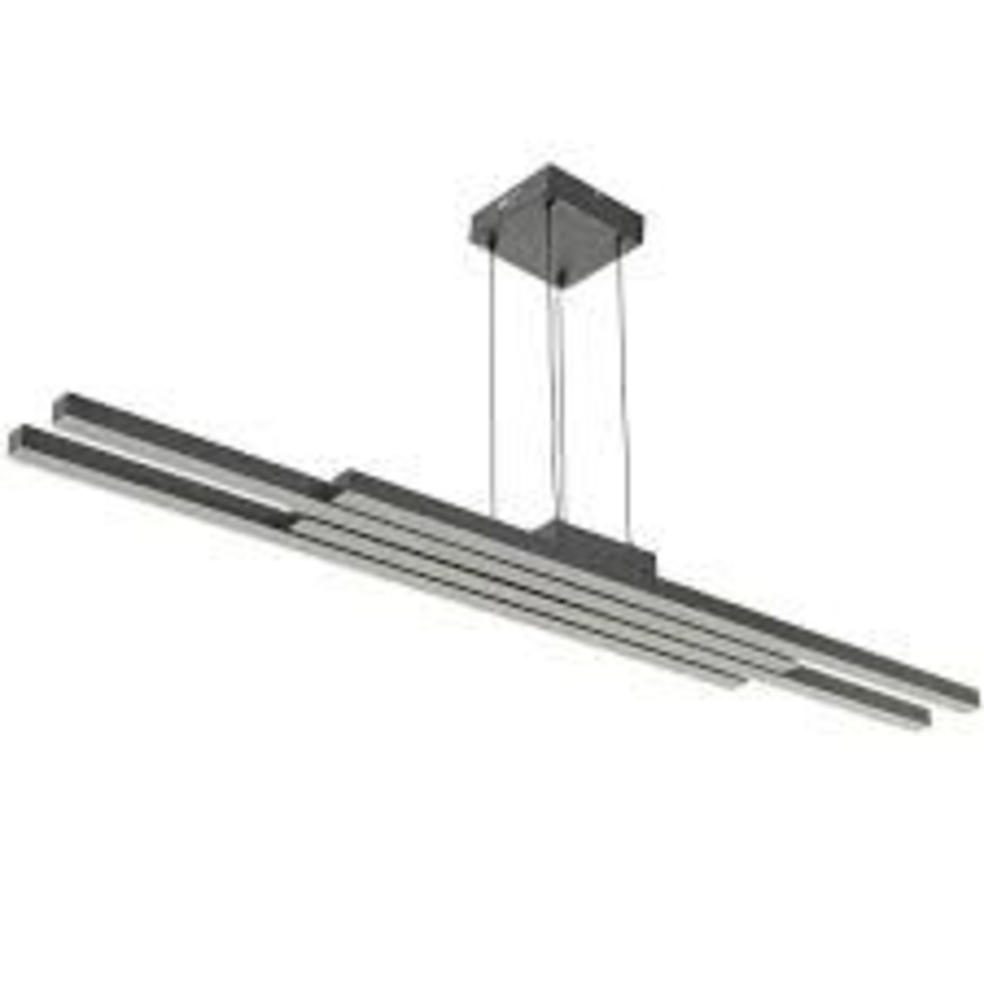 Smart LED полилей 40W – модерен черен дизайн и регулируема височина