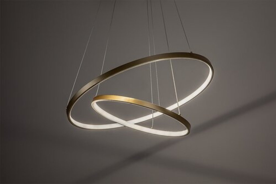 LED висящ полилей 75W, 7500 lm, димируем, променлива светлина 3000–6500K, с дистанционно