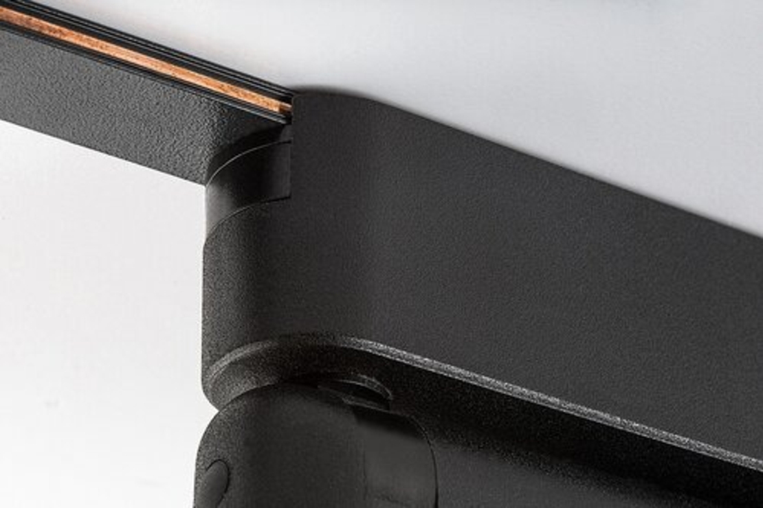 Смарт LED релсово осветление – 4W, регулируема цветна температура 2700–5500K, Wi-Fi, черен алуминий