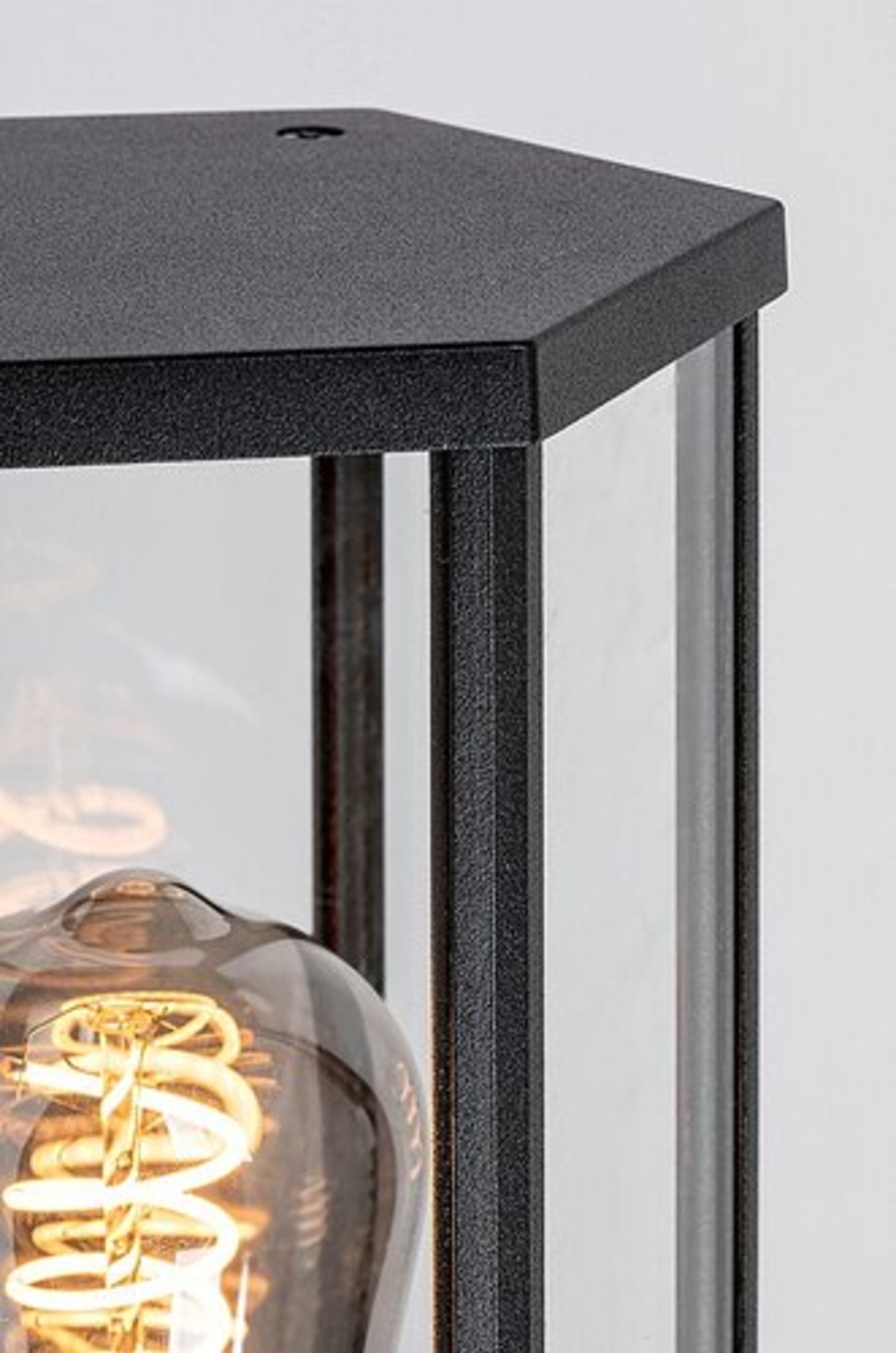 Класически външен аплик Dubrovnik E27 – елегантно фасадно осветление с прозрачно стъкло и IP44 защита