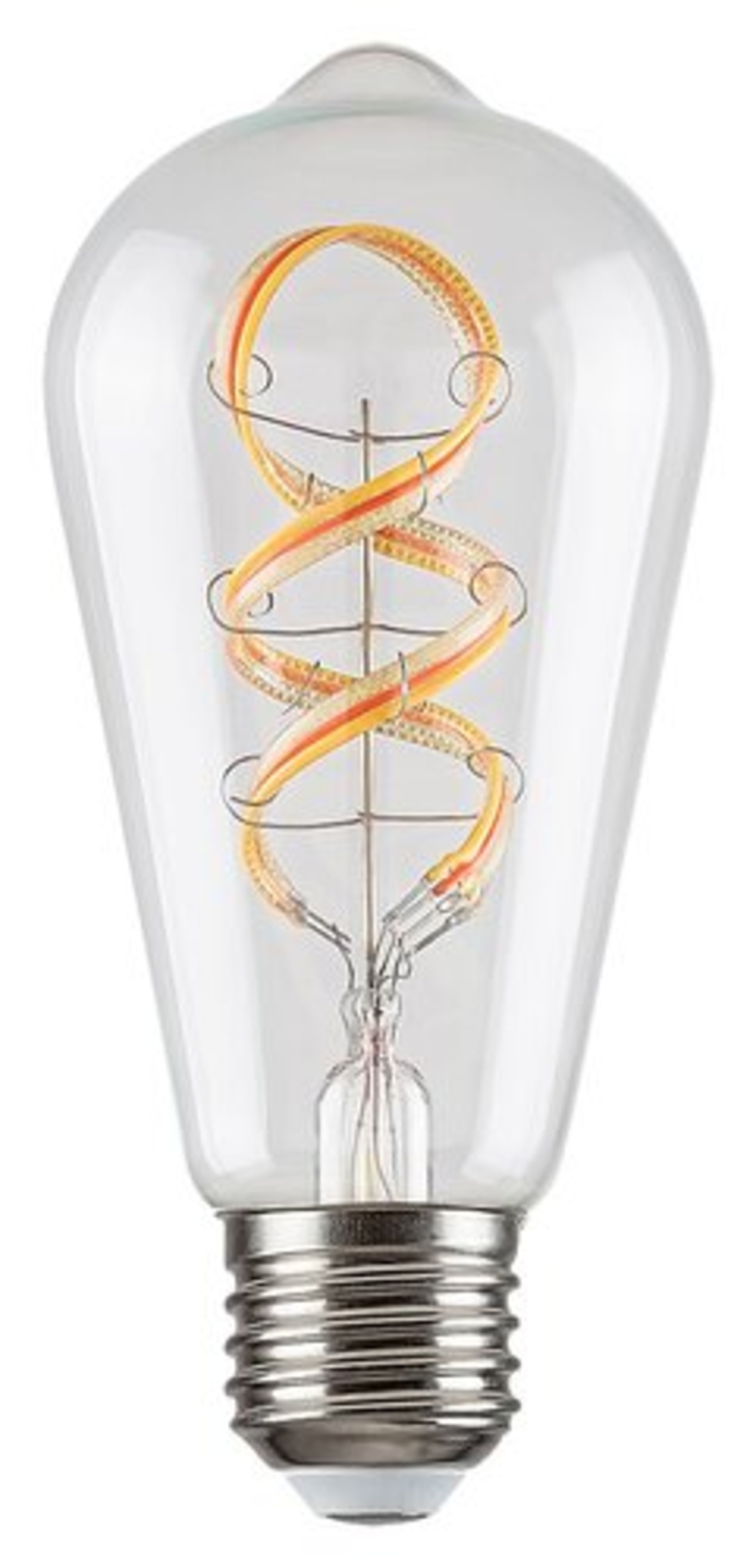 Смарт LED филамент крушка ST64 – E27, 4W, 2700K, RGB, Wi-Fi, димируема