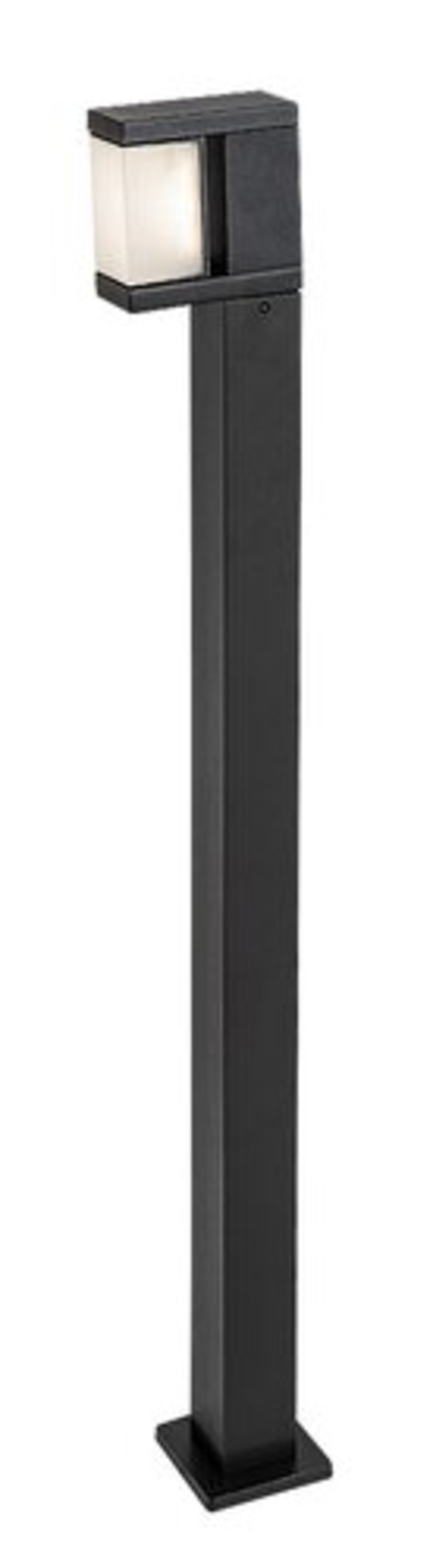 Модерен външен градински LED стълб Cubbington 10W с естествена бяла светлина