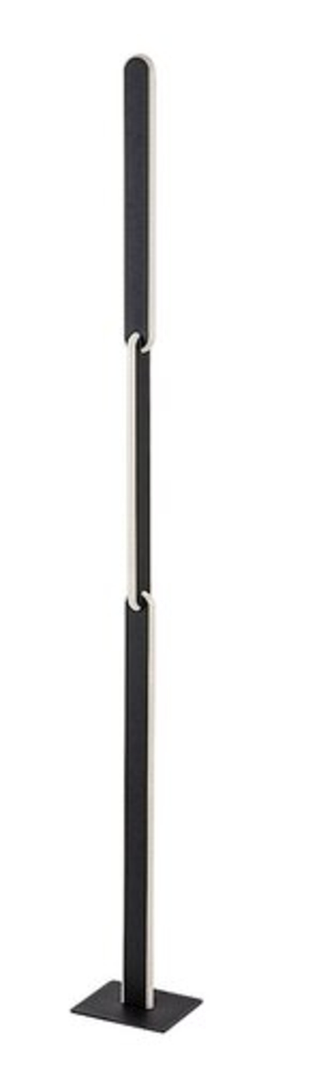 Модерен LED лампион 33W с регулиране на цветната температура – черен