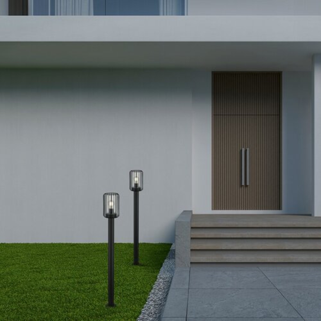 Промишлен външен стълб Tarpa E27 – здраво и ефективно градинско осветление с IP44 защита