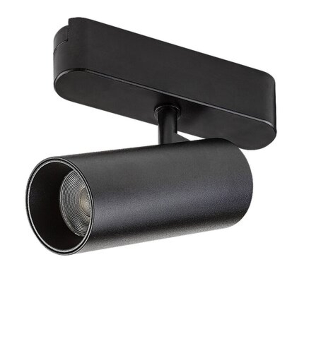 Смарт LED релсов спот – 9W, регулируема цветна температура 2700–5500K, Wi-Fi управление, черен алуминий