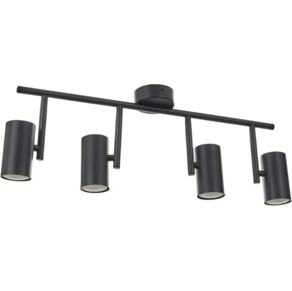 Спот за таван черен GU10 с подвижни тела 4 тела