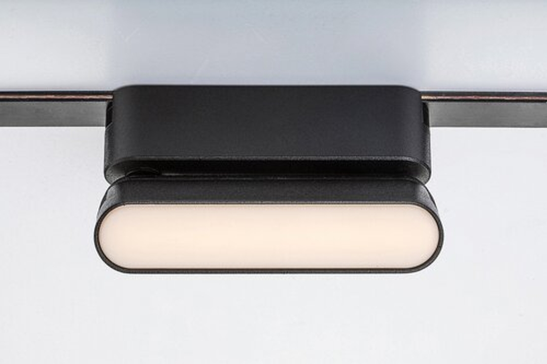 Смарт LED релсово осветление – 4W, регулируема цветна температура 2700–5500K, Wi-Fi, черен алуминий