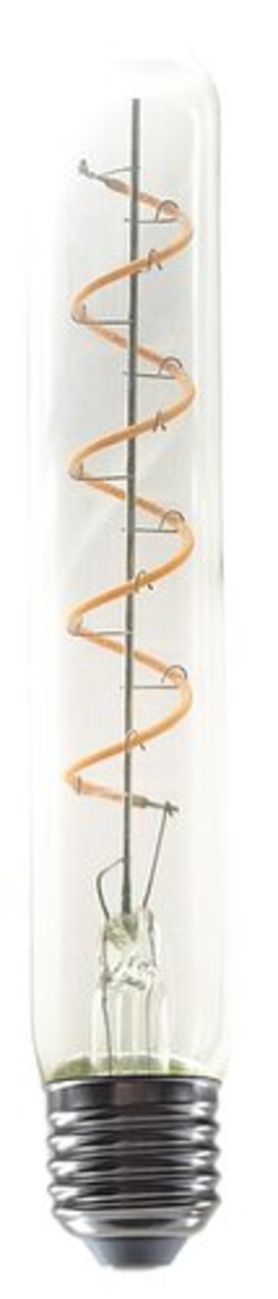 LED филаментна крушка T30, 5W, E27, 4000K, естествено бяло, прозрачно стъкло