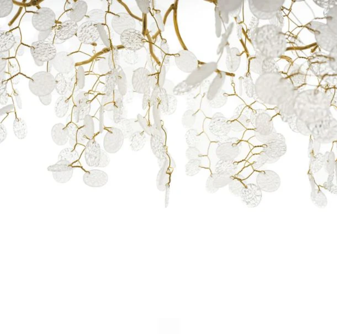 Кристален полилей злато 10xE14 с регулируема височина