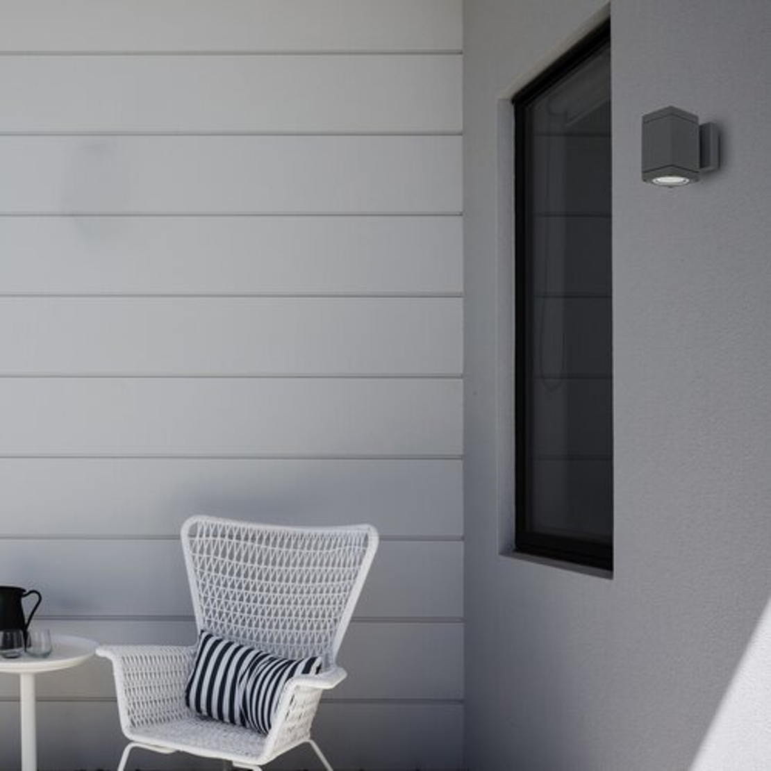 Модерен външен аплик Buffalo – стилен антрацитен дизайн с GU10 фасонка