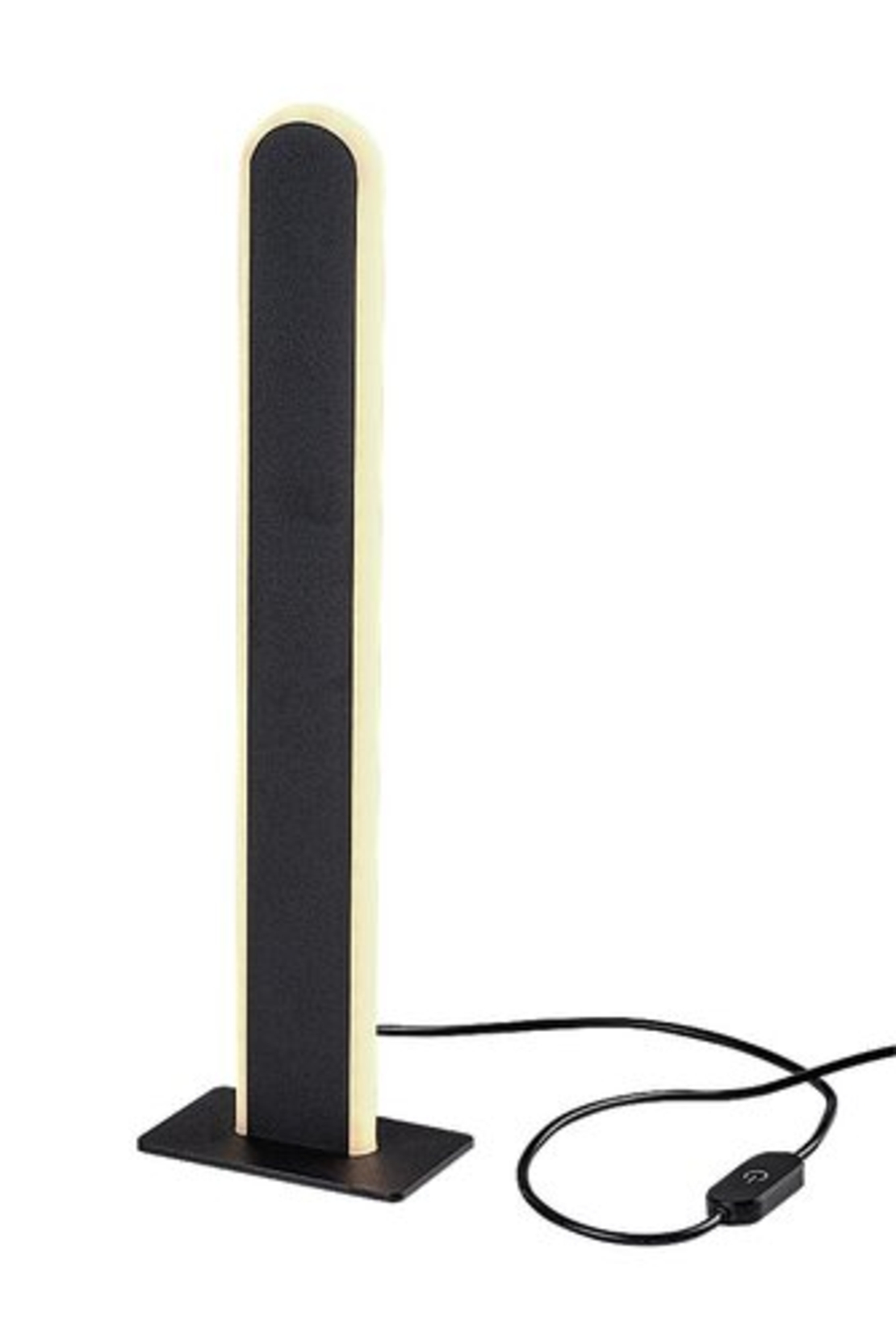 Модерна LED настолна лампа 15W с димиране и регулиране на цветната температура – черна