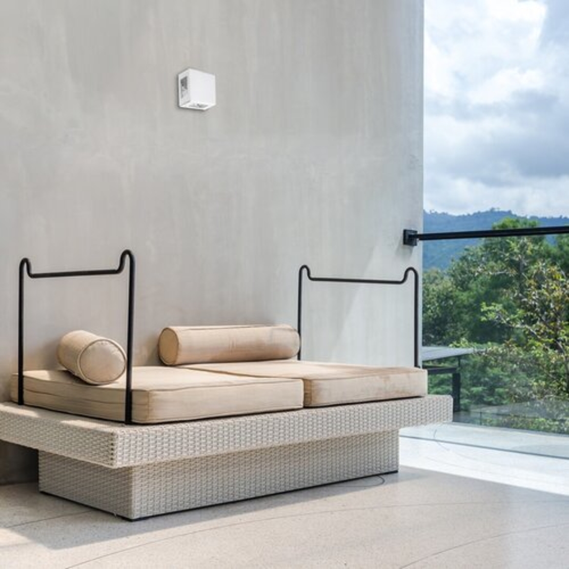 Елегантен квадратен LED аплик Lippa в бяло – стилно фасадно осветление 6W