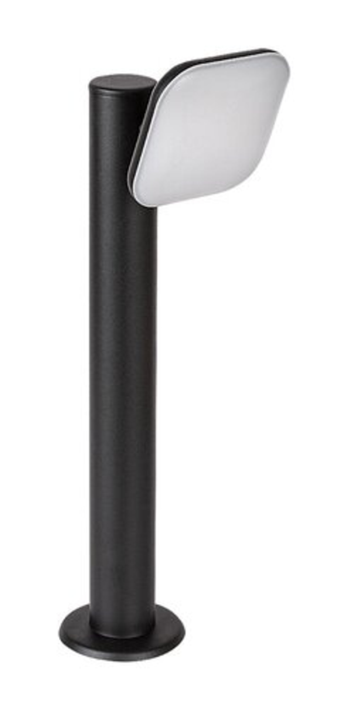 Модерен външен градински LED стълб Odiel 12W с топло бяла светлина и подвижна глава