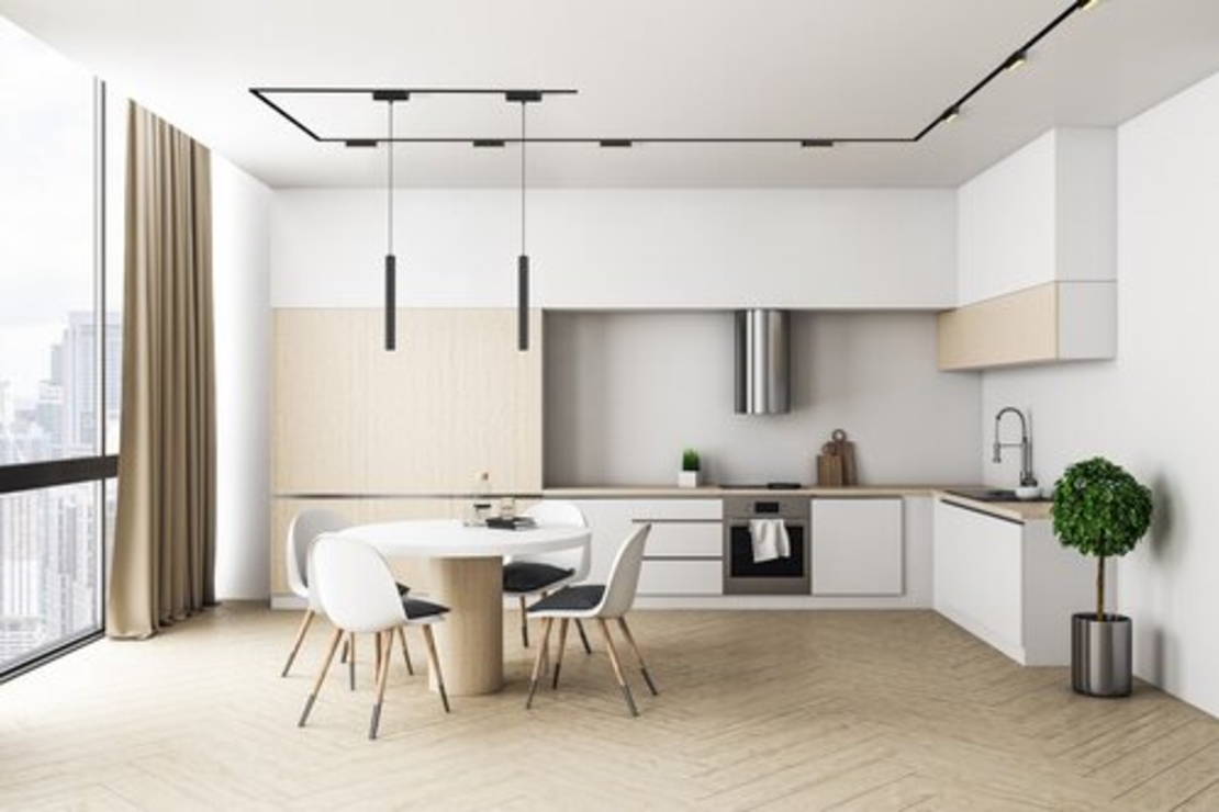 Смарт LED релсово осветление – 7W, регулируема цветна температура 2700–5500K, Wi-Fi, черен алуминий