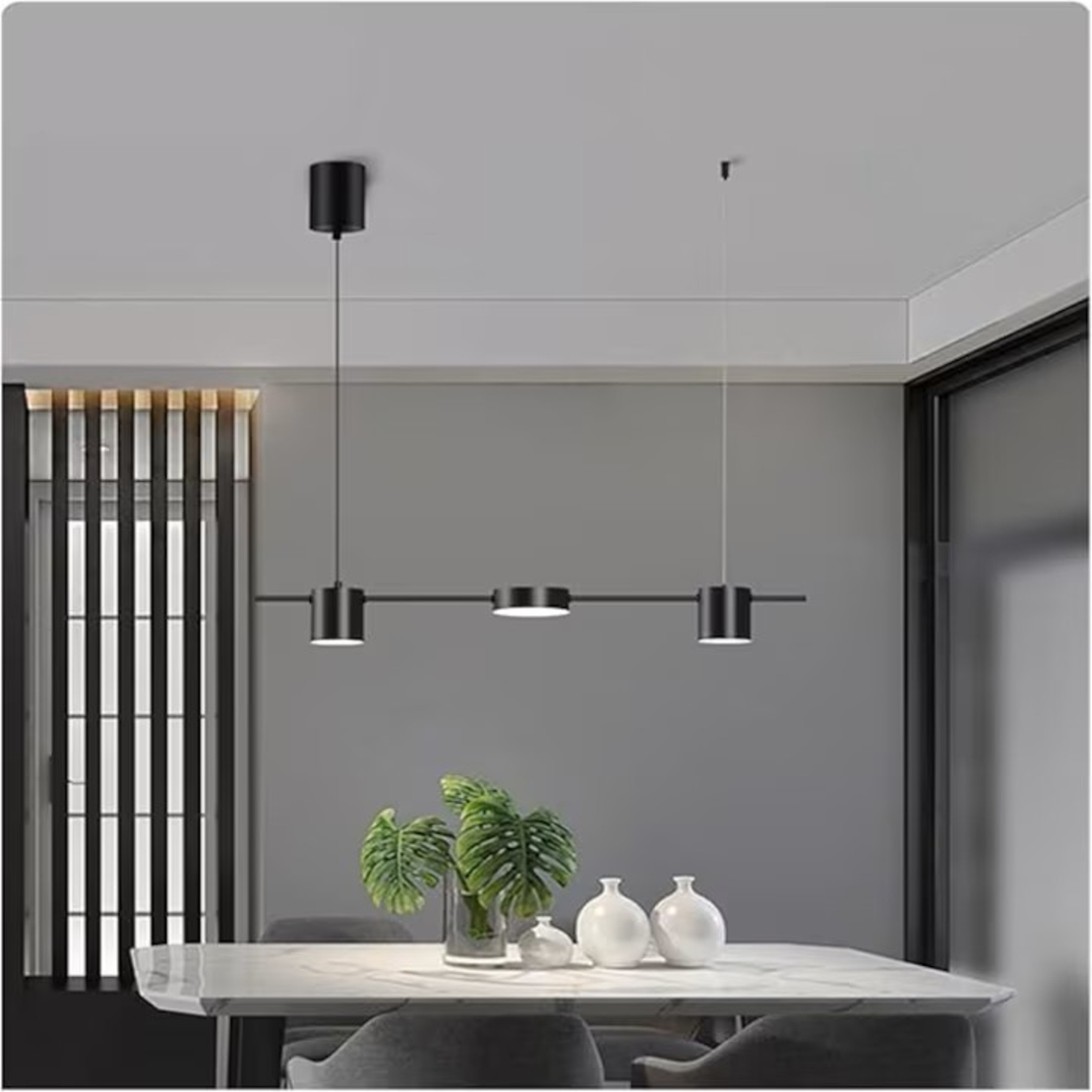 LED полилей „Black Rings“ – модерен дизайн с дистанционно управление