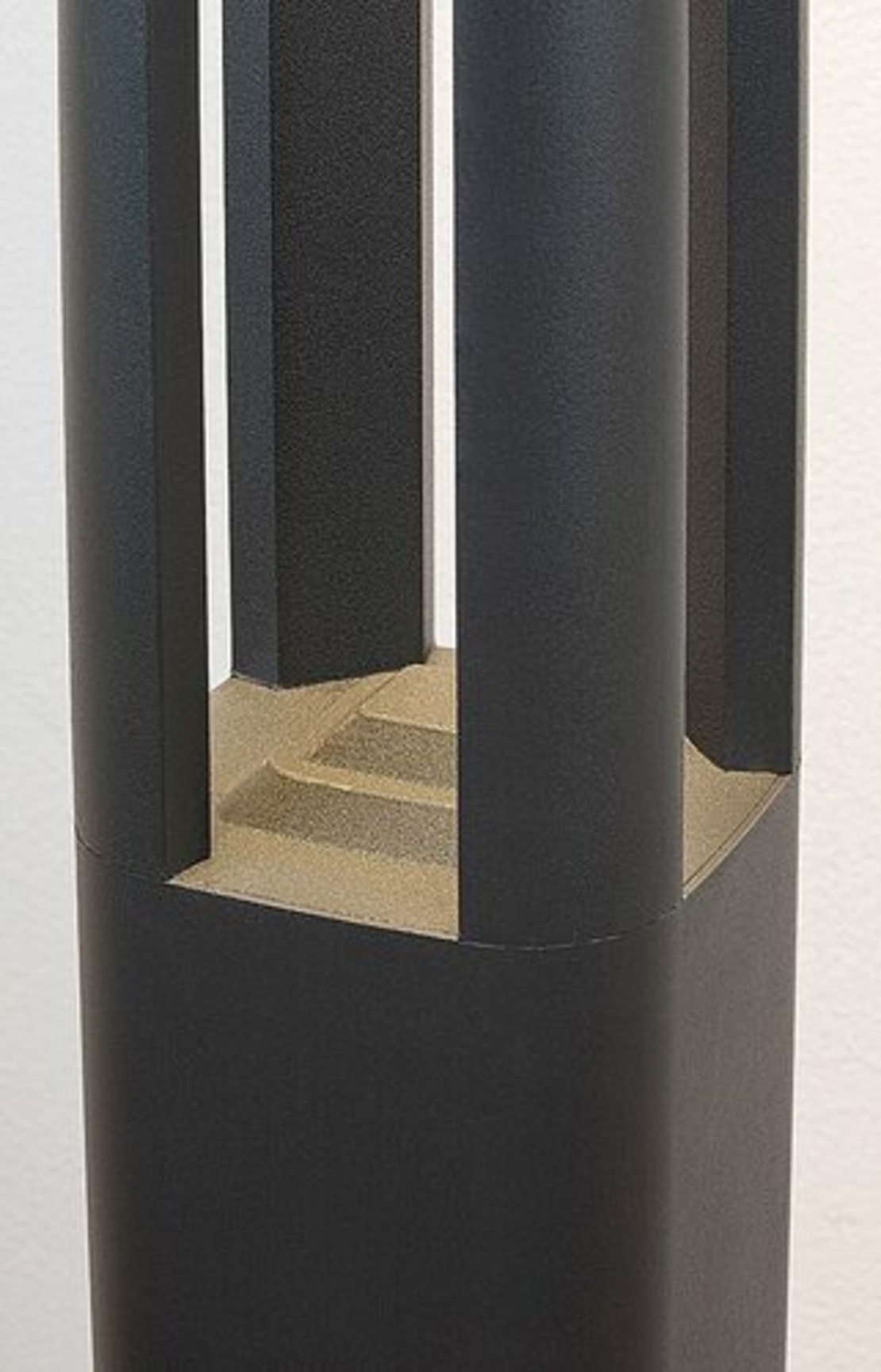 Модерен външен LED стълб 30W, 3000K, IP65