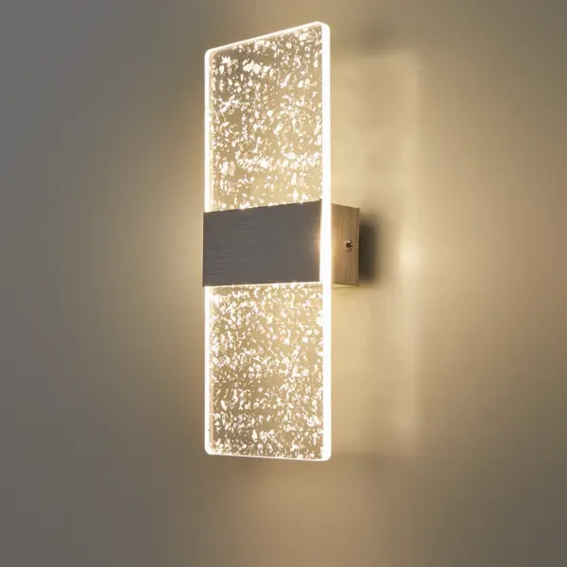 Модерен LED аплик 3W – мат хром и регулируема светлина от топло до студено бяло