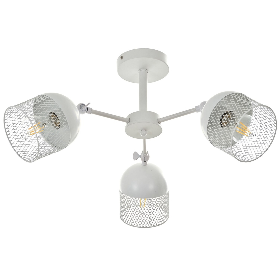 Модерен полилей с 3 фасунги E27 и подвижни рамена