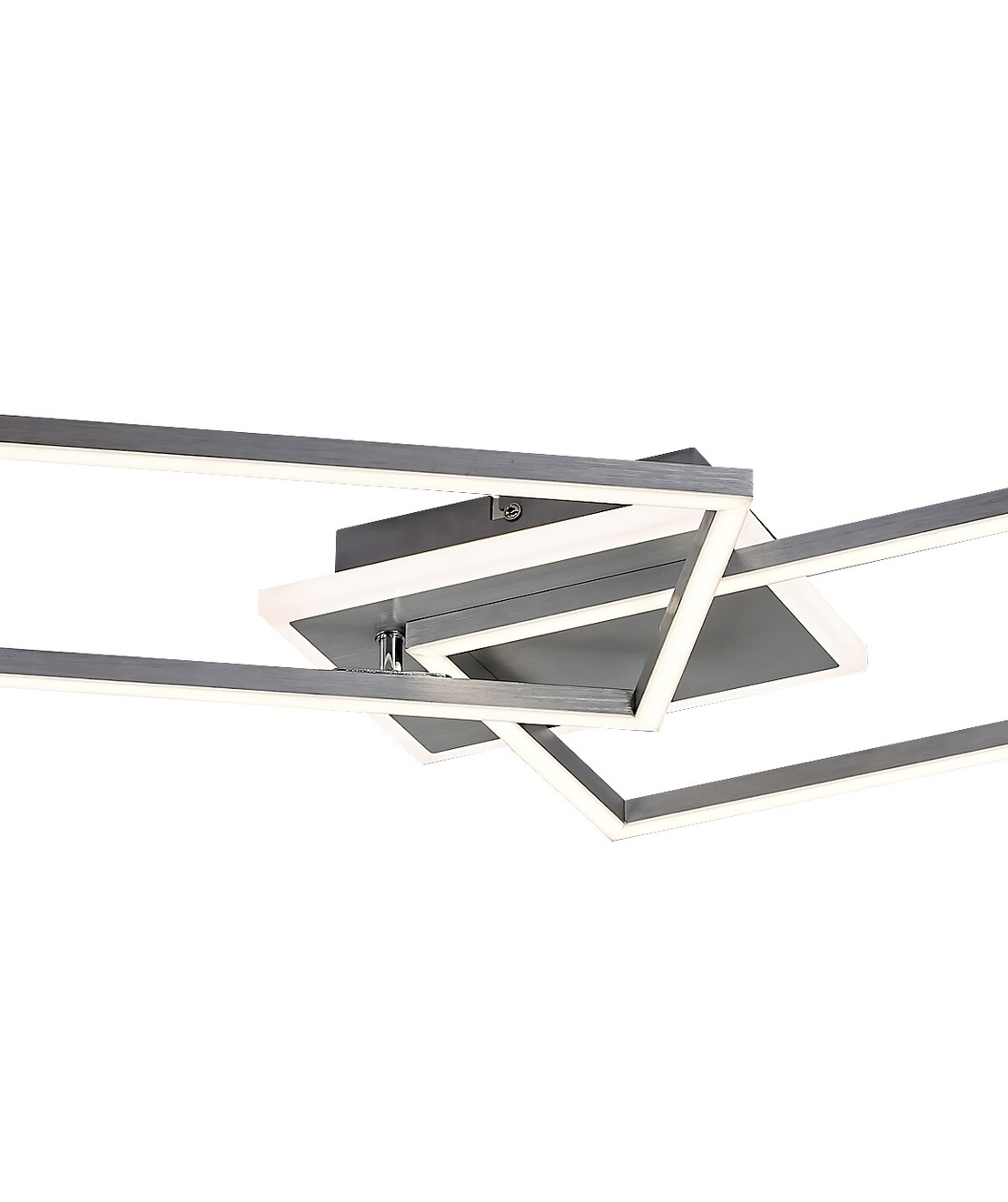 Модерен LED таванен плафон 40W – сив, 2700K–3500K, 1500–2500lm