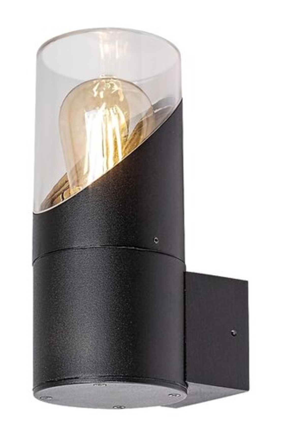 Модерен външен аплик Novigrad – алуминий, черен, E27, IP54 защита