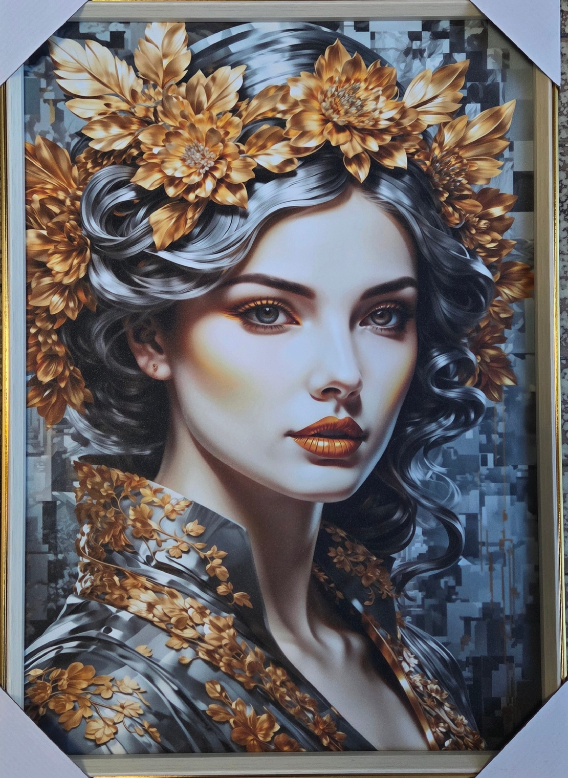 Златната Императрица – луксозен арт портрет