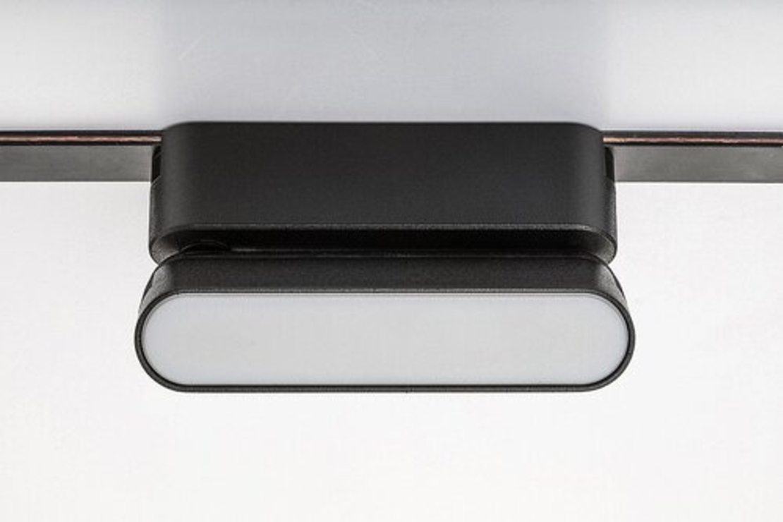 LED релсово осветление – 6W, естествено бяло 4000K, черен алуминий