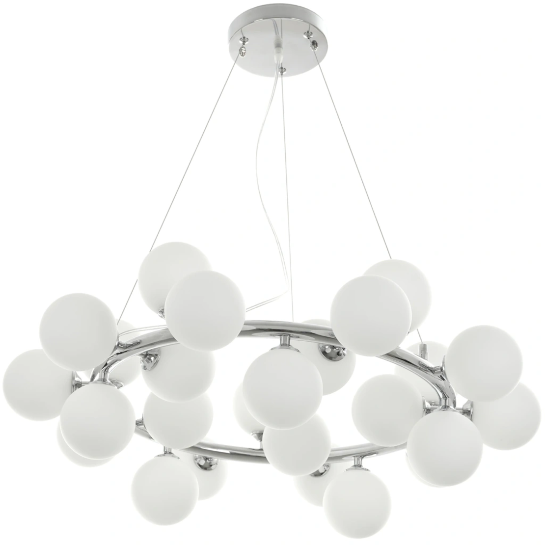 Модерен полилей хром 25 X G9 с регулируема височина