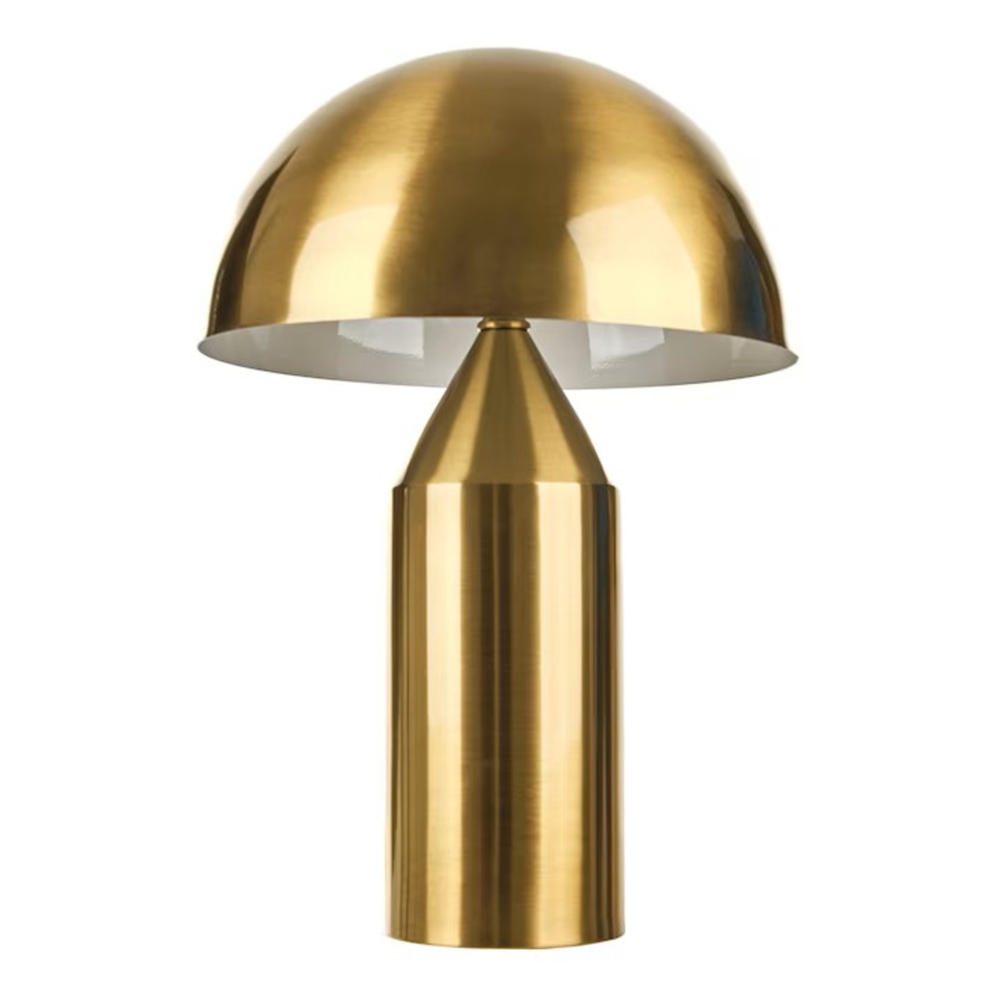 Настолна лампа в меден цвят – елегантен метален дизайн с класическа визия