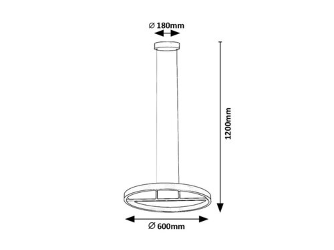 LED висящ Полилеи 42W