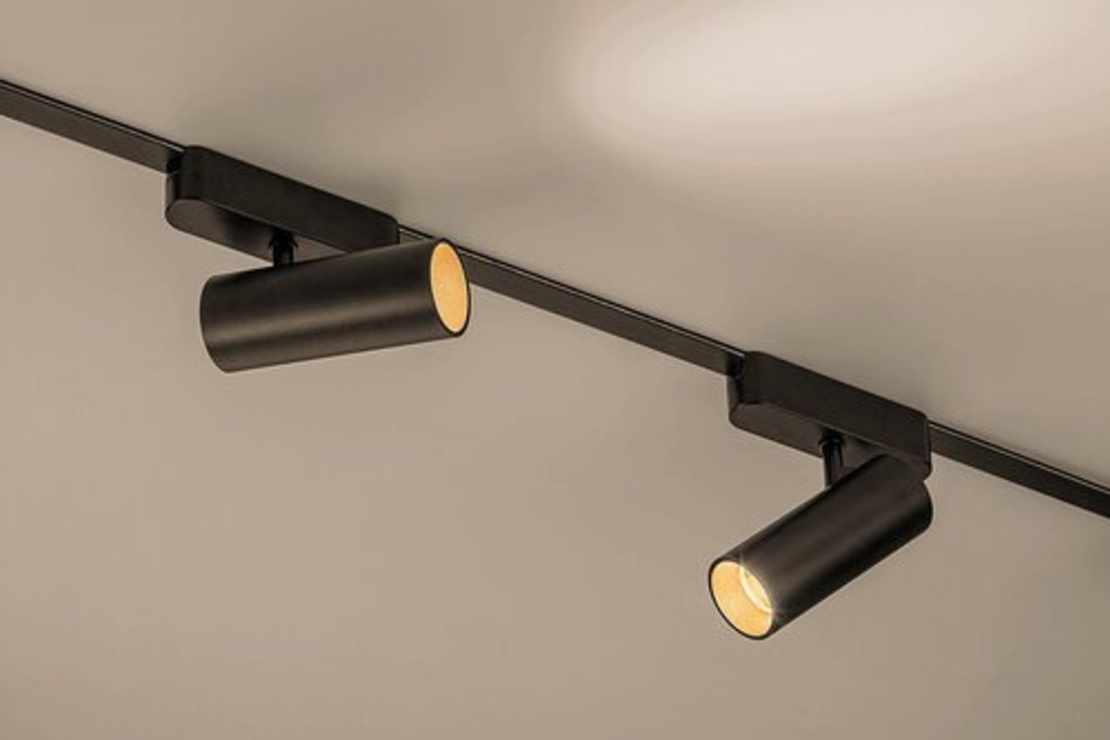 LED спот за релсово осветление – 10W, топло бяло 3000K, черен алуминий