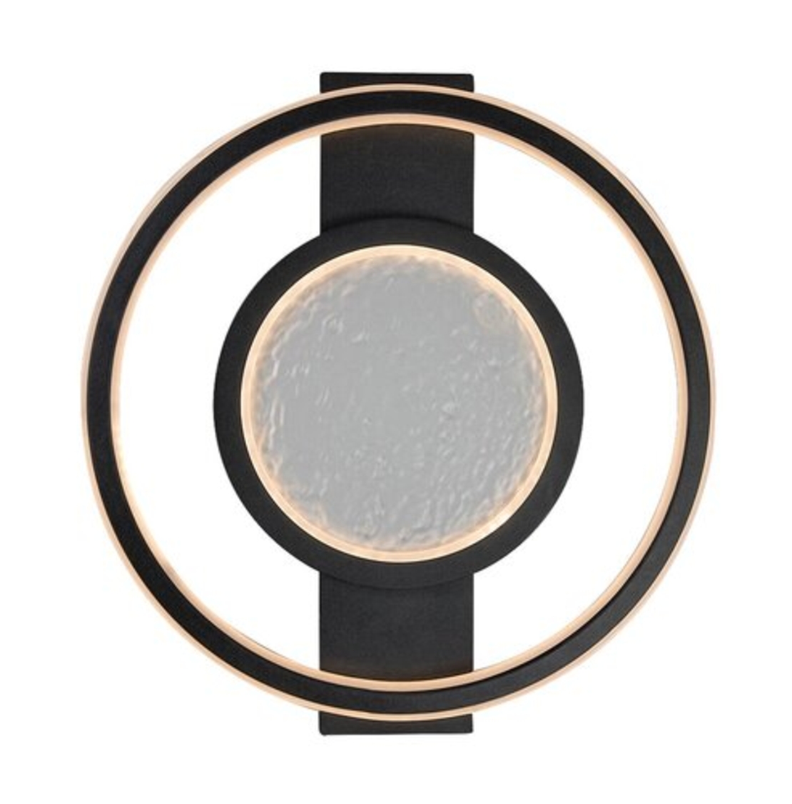 Модерен LED плафон с топло бяла светлина