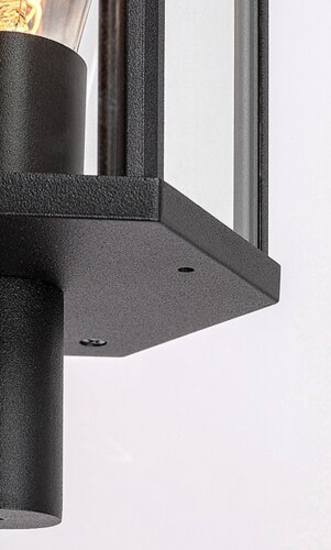 Класически външен аплик Dubrovnik E27 – елегантно фасадно осветление с прозрачно стъкло и IP44 защита