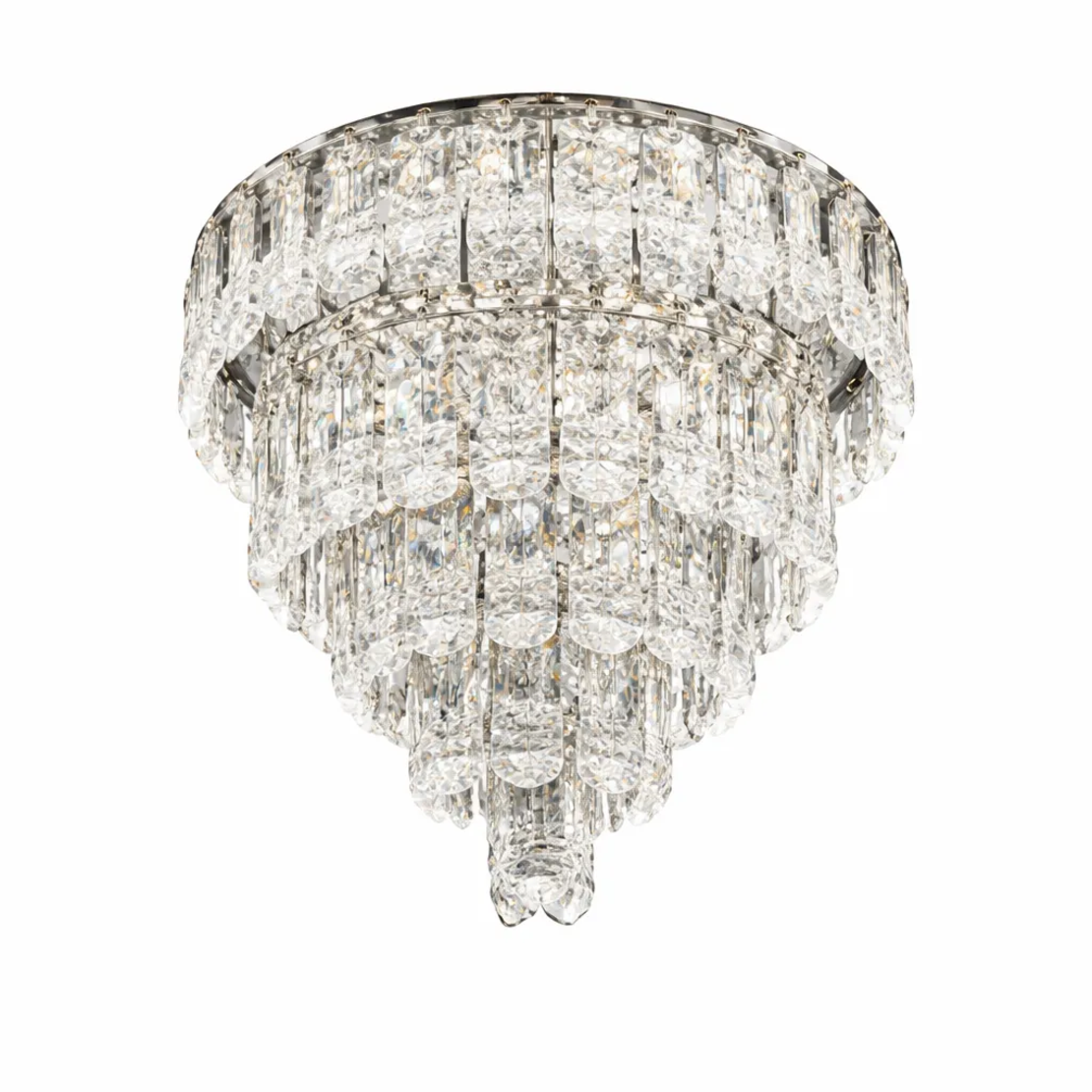 Кристален плафон 78W LED модерен таванен