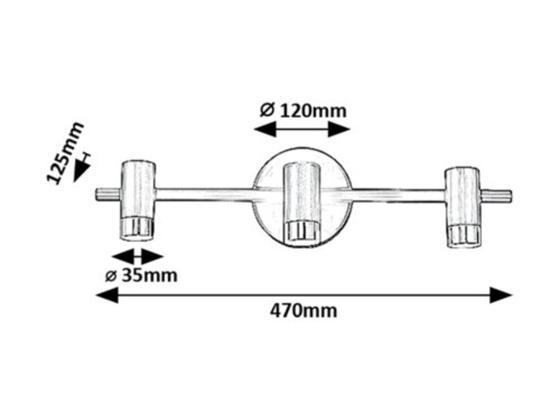 LED спот осветително тяло с естествена бяла светлина