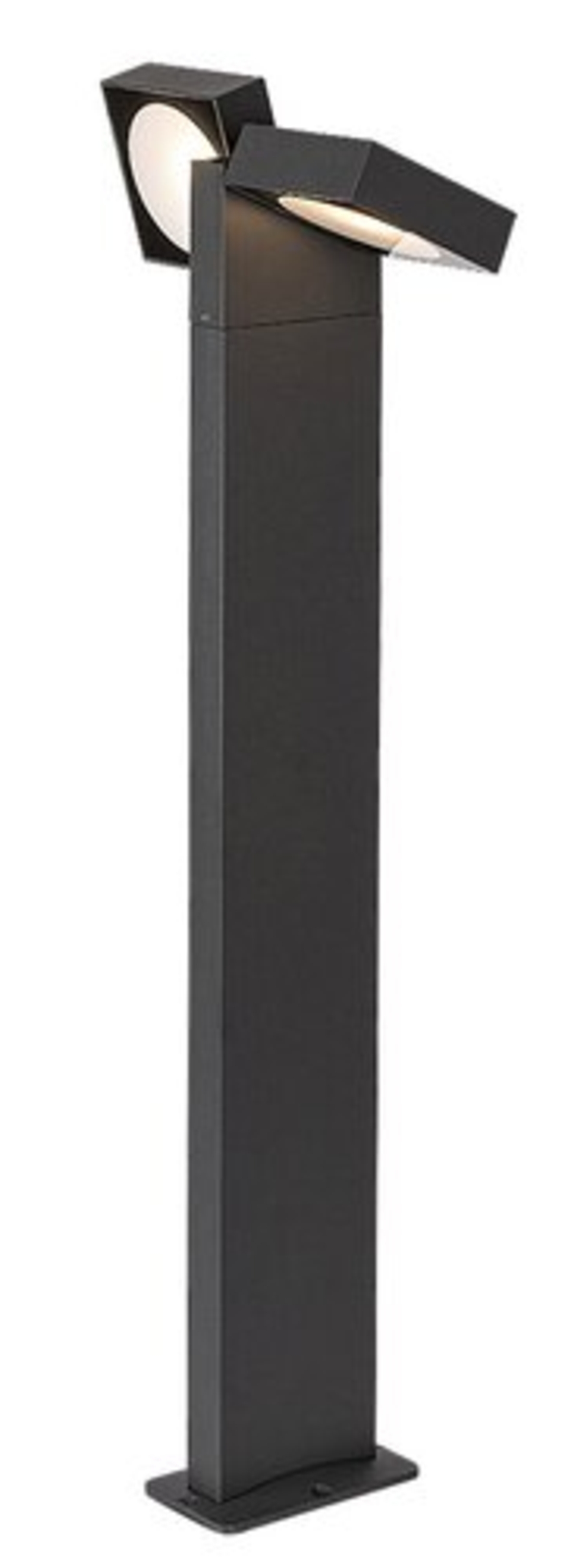 Модерен външен градински LED стълб Telde 14W с топло бяла светлина