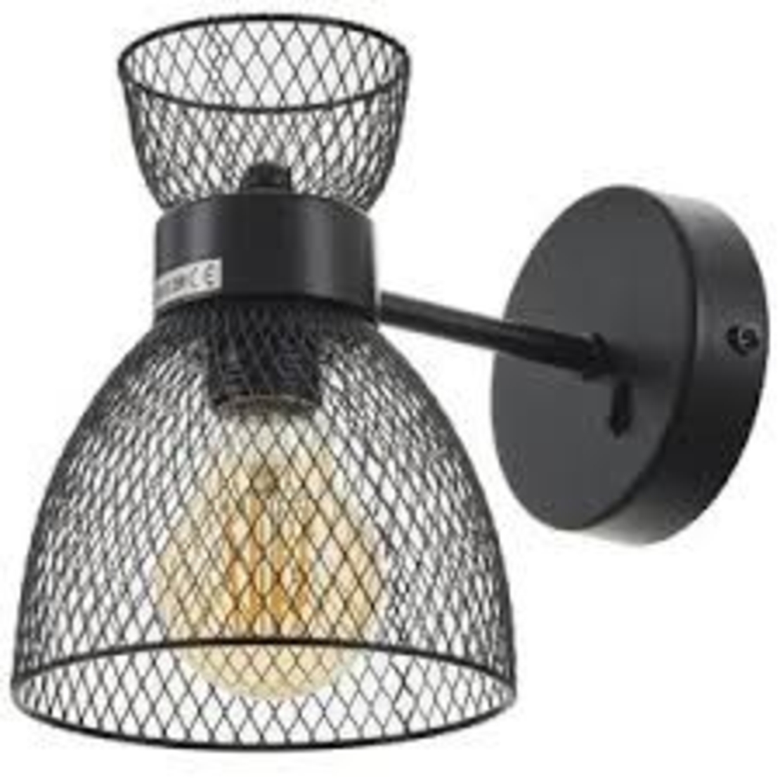 Стилен винтидж аплик от черен метал с ключ