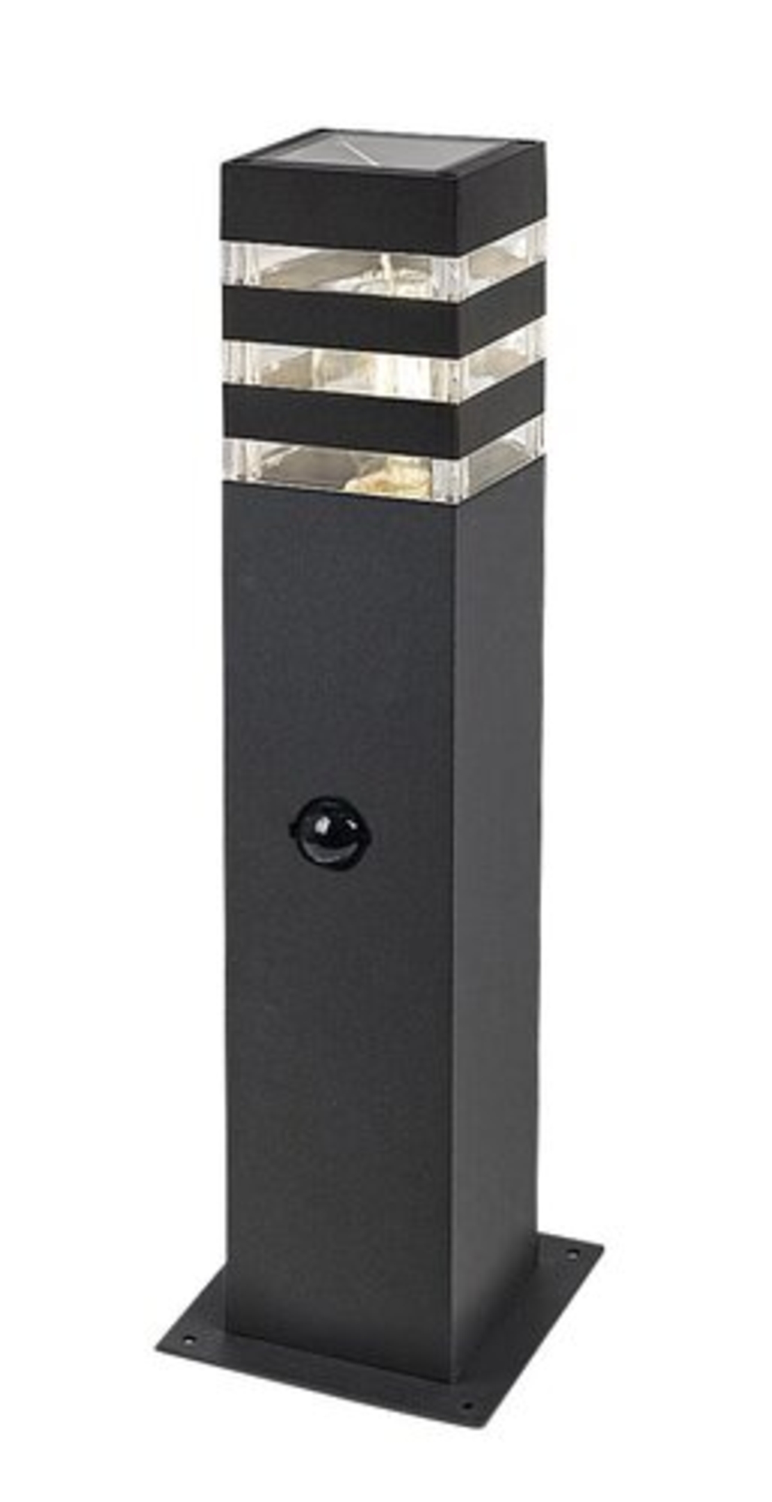 Интелигентен външен стълб Ankara E27 със сензор за движение – антрацитен дизайн и IP44 защита