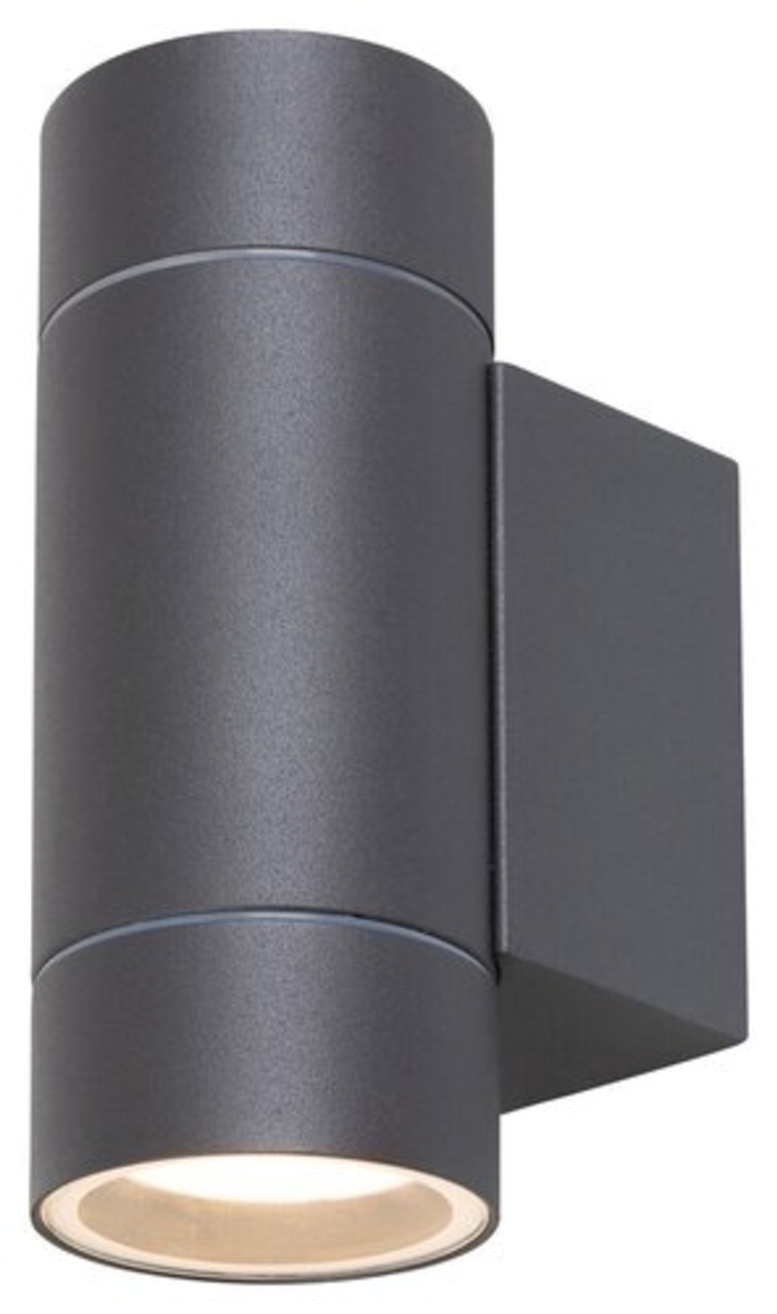 Елегантен двоен аплик Phoenix – антрацит, стъкло и IP54 защита