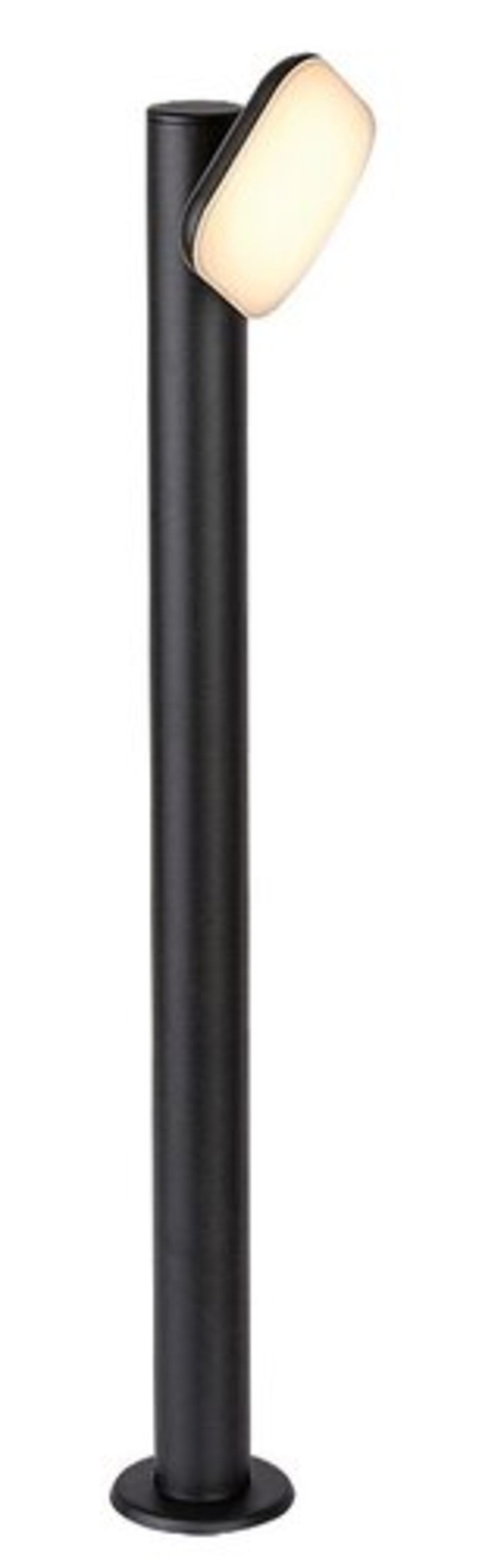 Външен градински LED стълб Odiel 12W с подвижна глава и топло бяла светлина