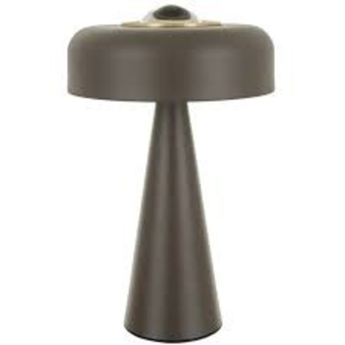 Модерна настолна LED лампа 8W – кафява, с ключ и датчик за движение