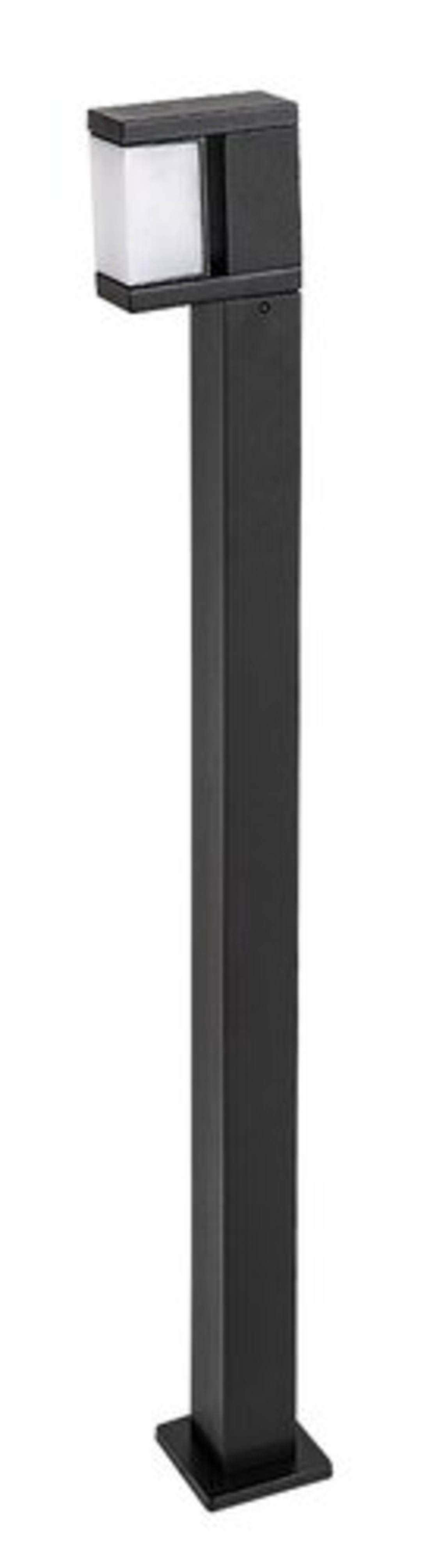 Модерен външен градински LED стълб Cubbington 10W с естествена бяла светлина